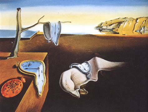 persistence of memory by salvador dali time